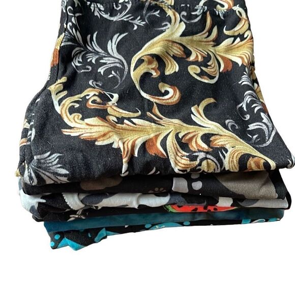 Mystery Box Leggings Depot Bundle 6 Pairs Ankle One Size Multi Color Butter Soft - Picture 3 of 11